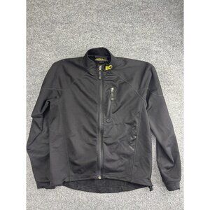 Klim Softshell Jacket Mens Small Black Full Zip Outdoor Stretch Performance Coat